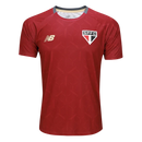 Camisa São Paulo Treino Vermelha 25/26 - NB Torcedor Masculina Lançamento