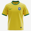 Camisa Retrô 1970 Seleção Brasileira I Masculina - Amarelo e Verde