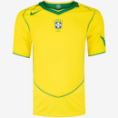 Camisa Retrô 2004 Seleção Brasileira I Nike Masculina - Amarela